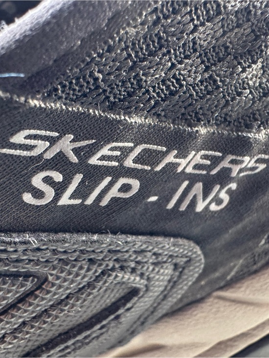 Skechers Black Slip-On Loafers with Red Logo Accent size 11.5 main image 9